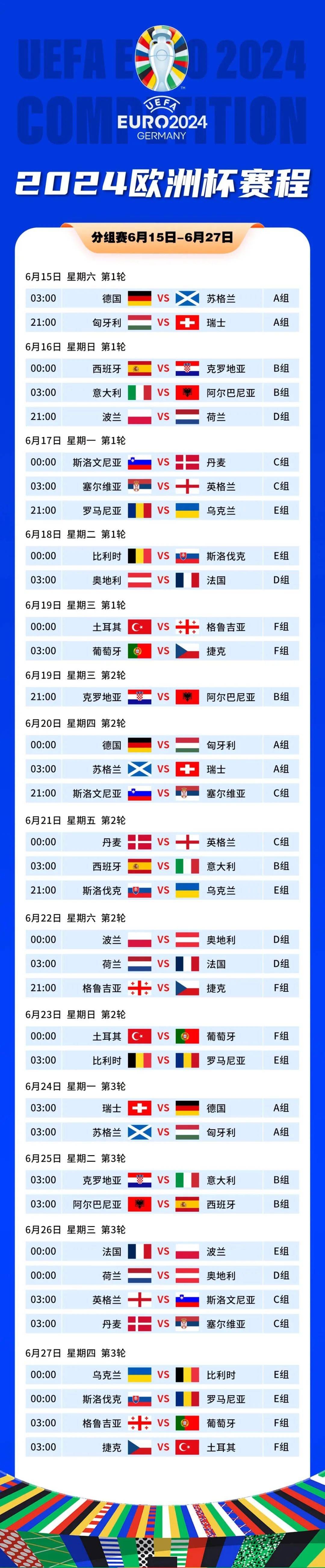 欧洲杯预选赛赛程确定，各国备战